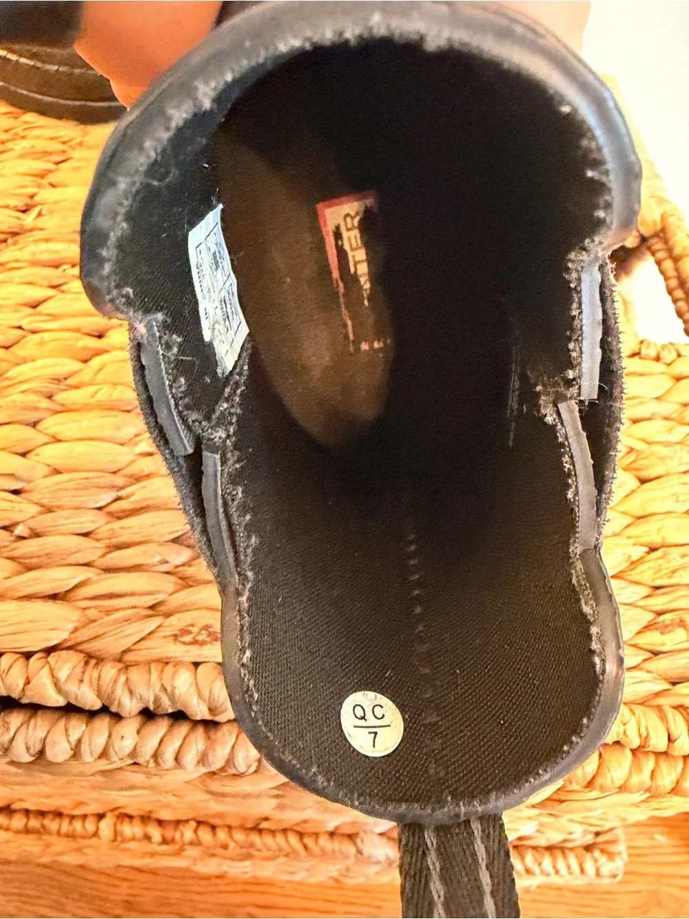 Hunter Black Textured Rain Boots